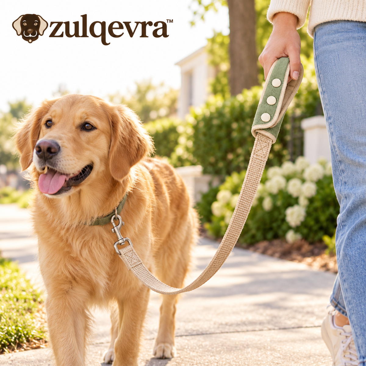 Zulqevra™ LoopLeaf Leash Handle Wrap