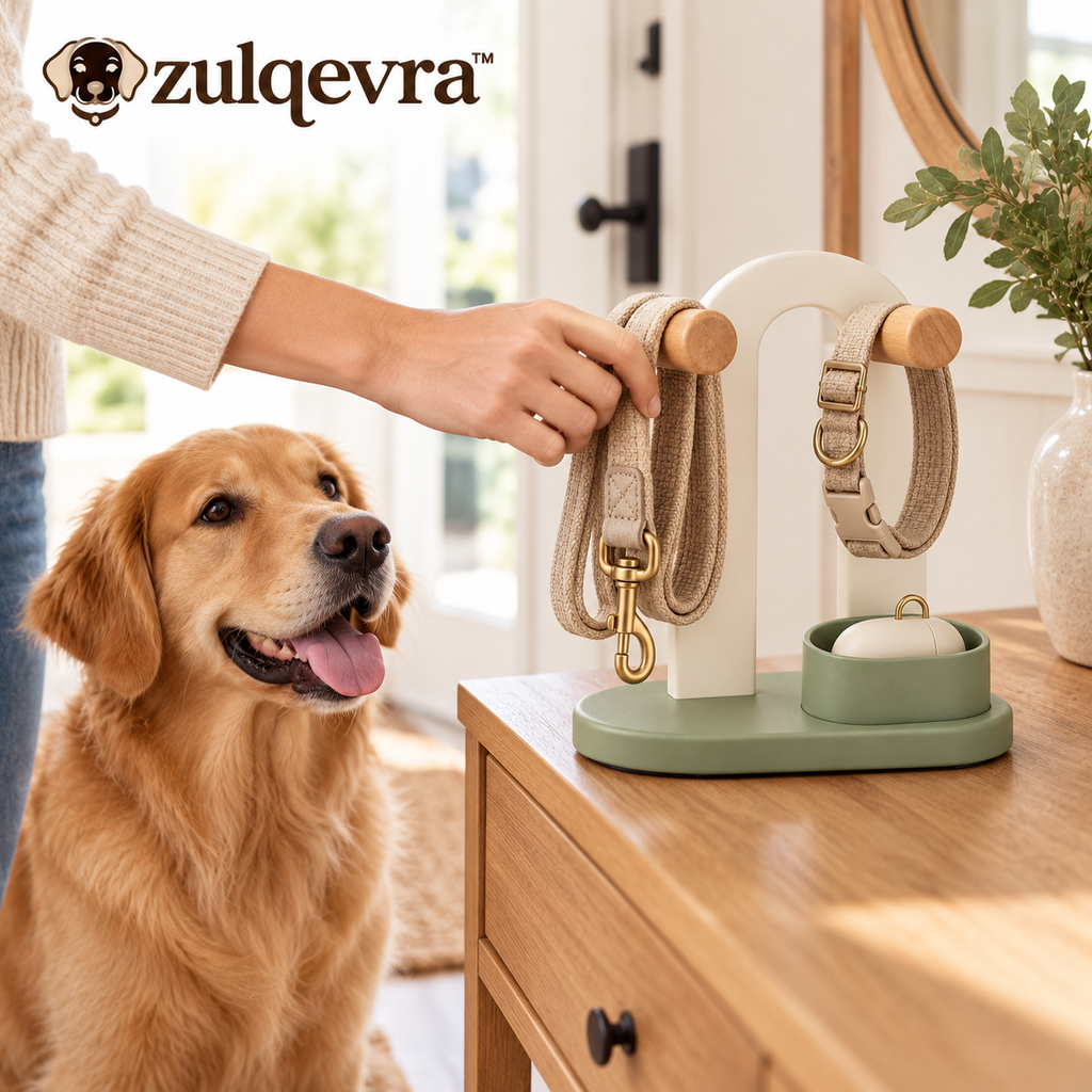 Zulqevra™ NestDock Dog Gear Organizer