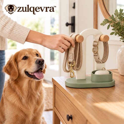 Zulqevra™ NestDock Dog Gear Organizer