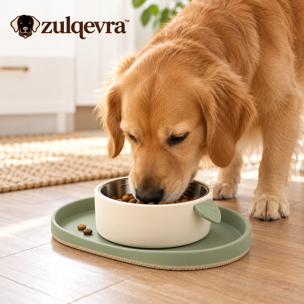 Zulqevra™ CrumbNest Bowl & Catch Tray