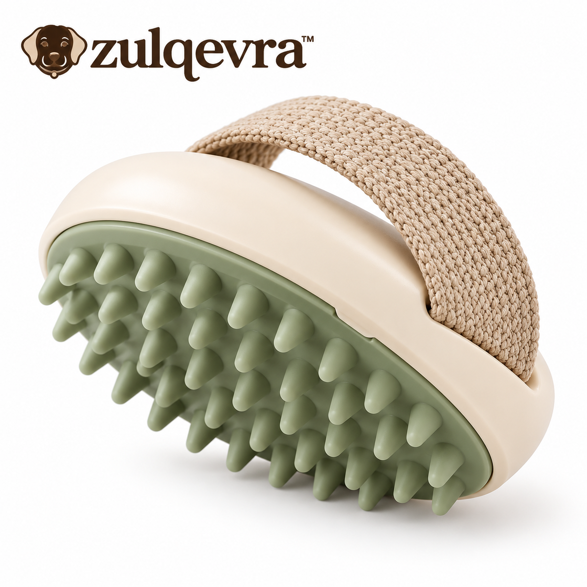 Zulqevra™ FurArc Removable-Pad Grooming Brush
