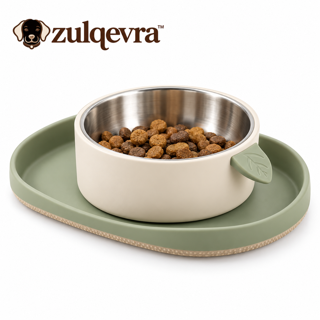 Zulqevra™ CrumbNest Bowl & Catch Tray