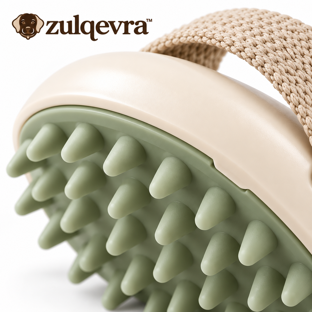 Zulqevra™ FurArc Removable-Pad Grooming Brush