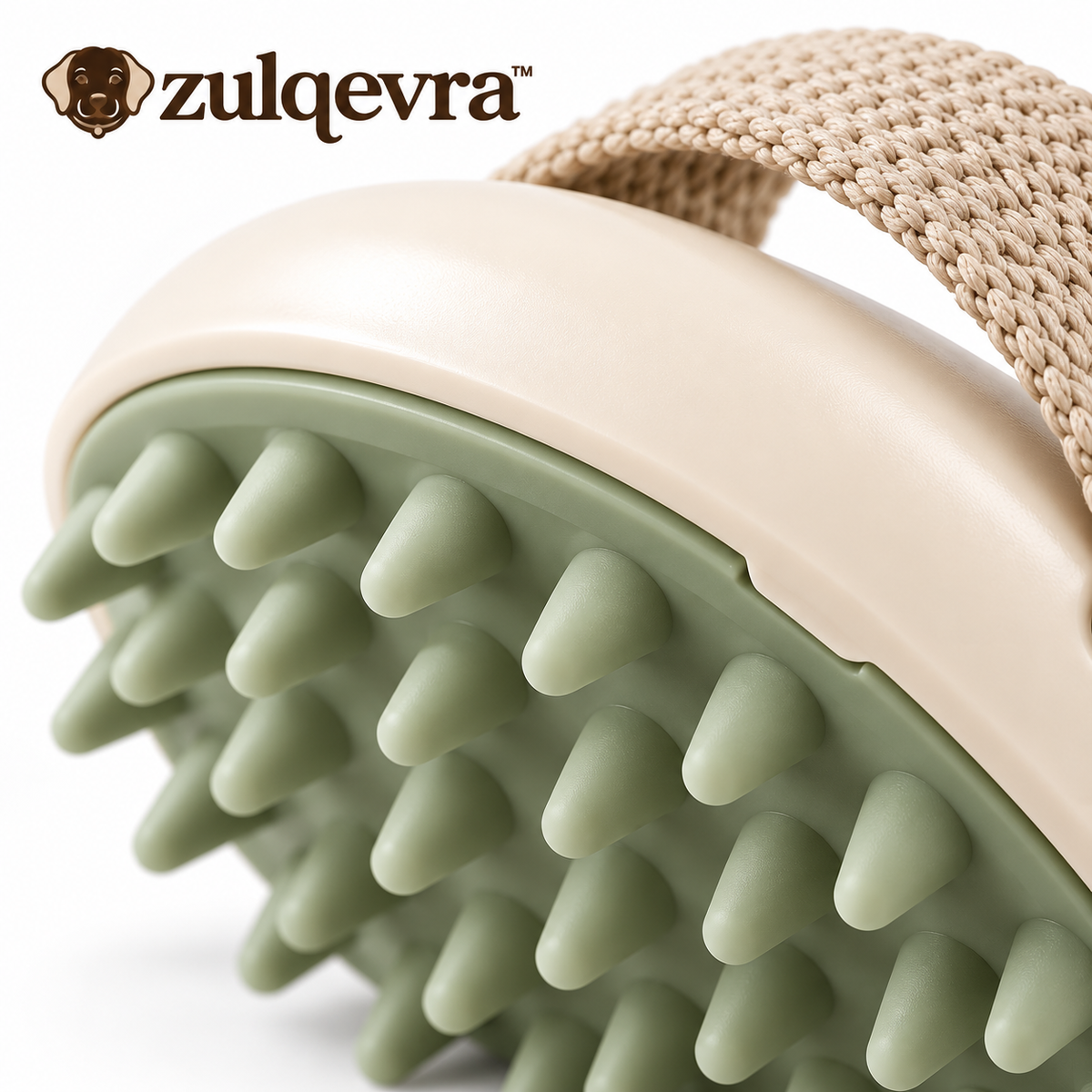 Zulqevra™ FurArc Removable-Pad Grooming Brush