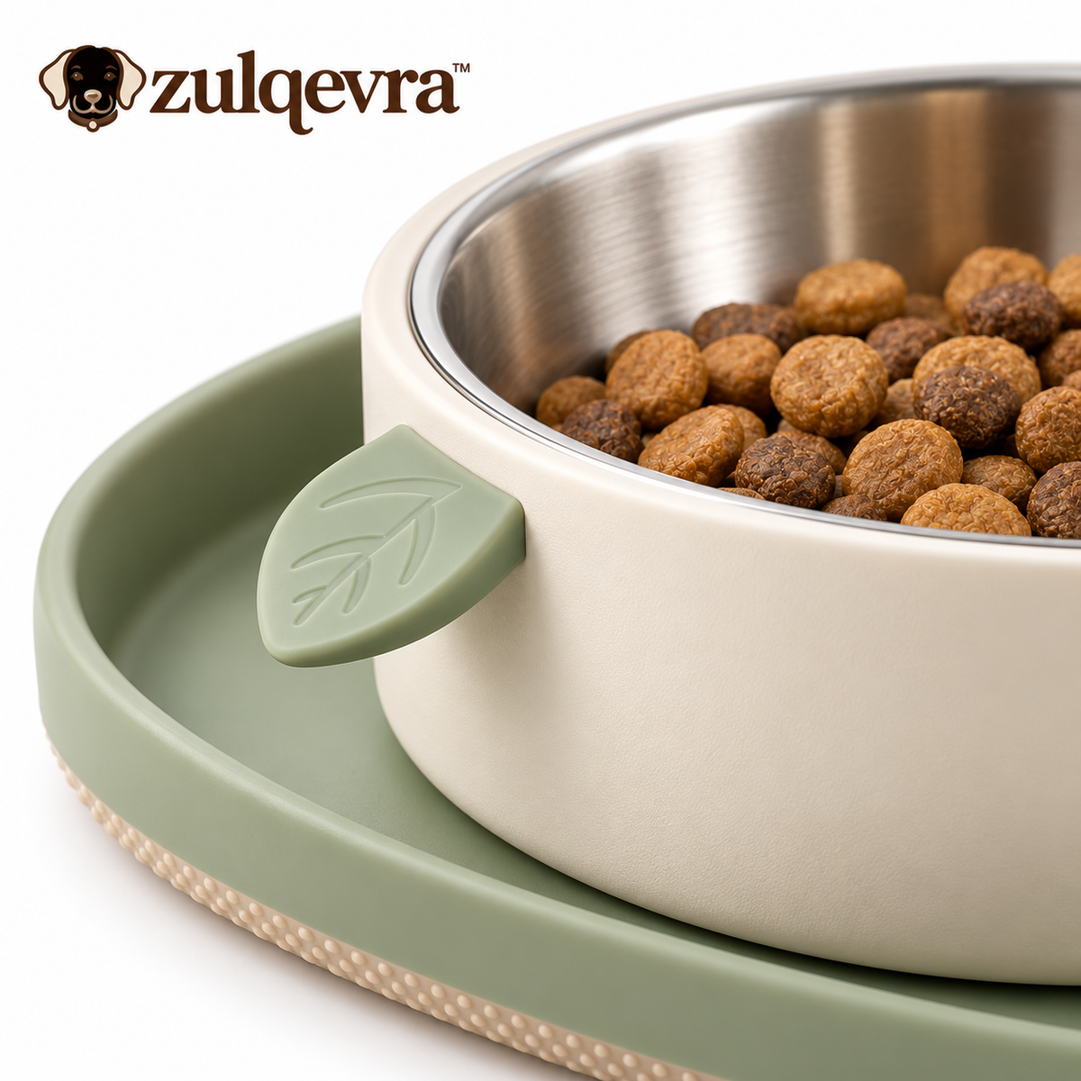Zulqevra™ CrumbNest Bowl & Catch Tray