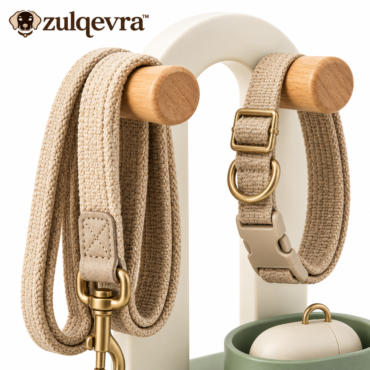 Zulqevra™ NestDock Dog Gear Organizer