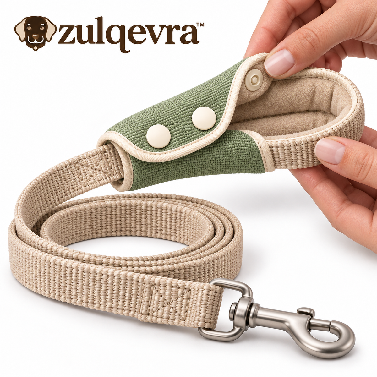 Zulqevra™ LoopLeaf Leash Handle Wrap