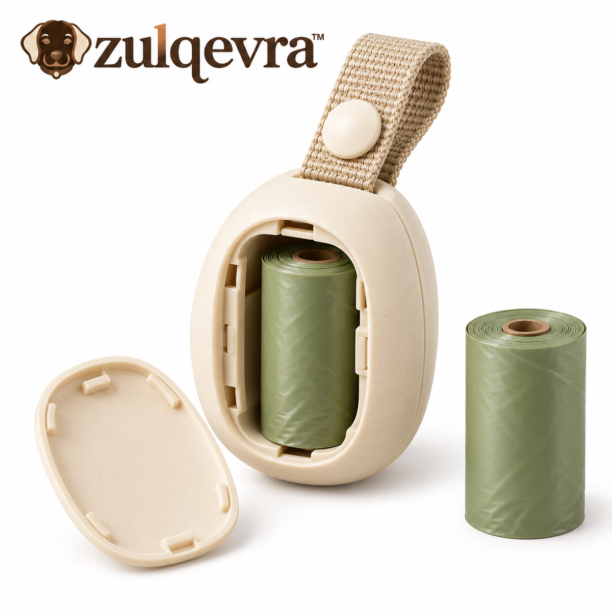 Zulqevra™ PawPort Waste Bag Clip Pod