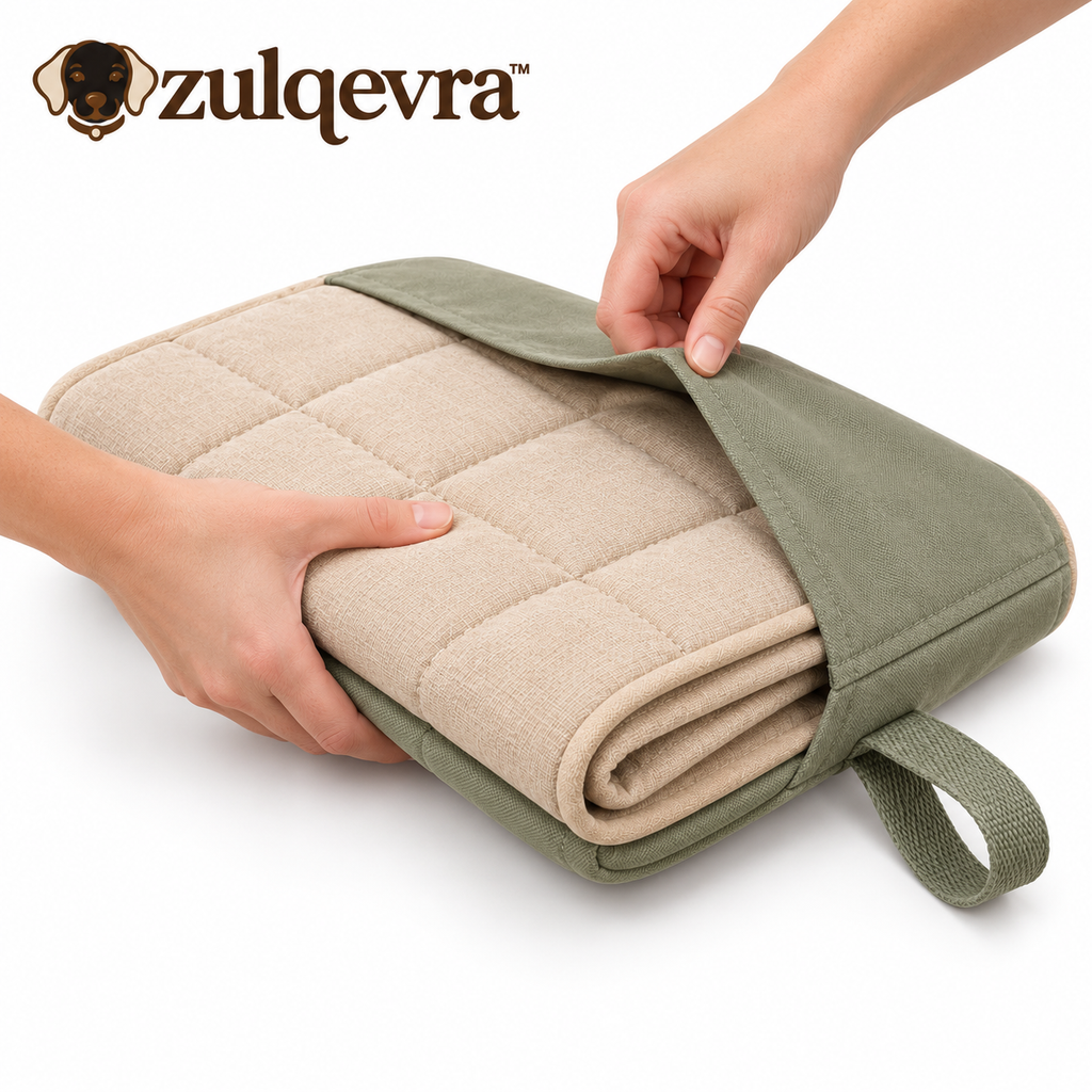 Zulqevra™ RestPocket Foldover Dog Mat